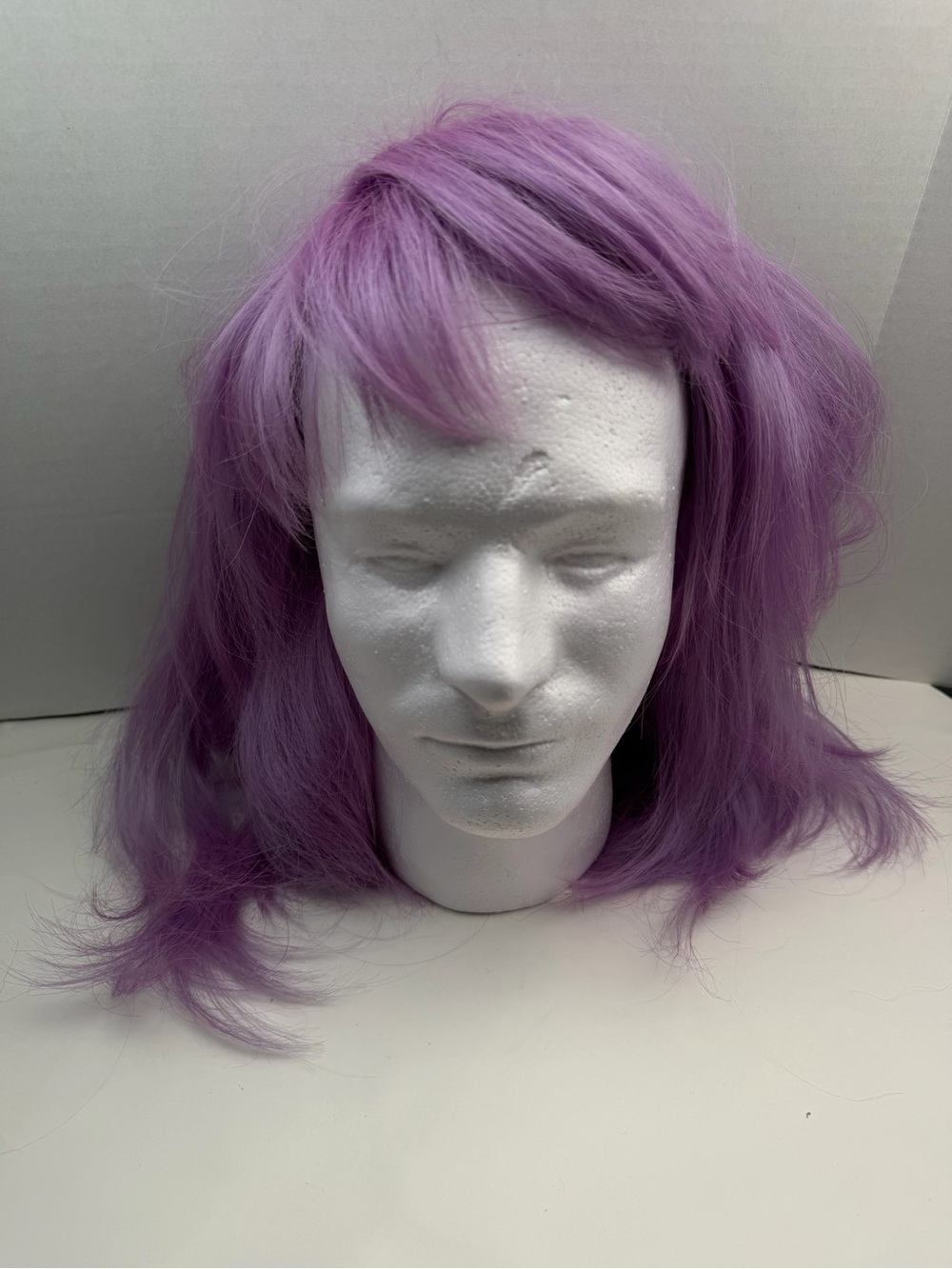 Women’s Wig, Purple, 16 In Long, Synthetic